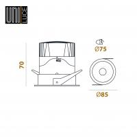 CRI RO SPOT 10 ADJUSTABLE