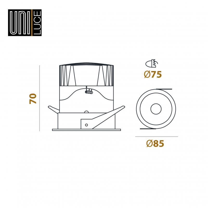 CRI RO SPOT 10 ADJUSTABLE