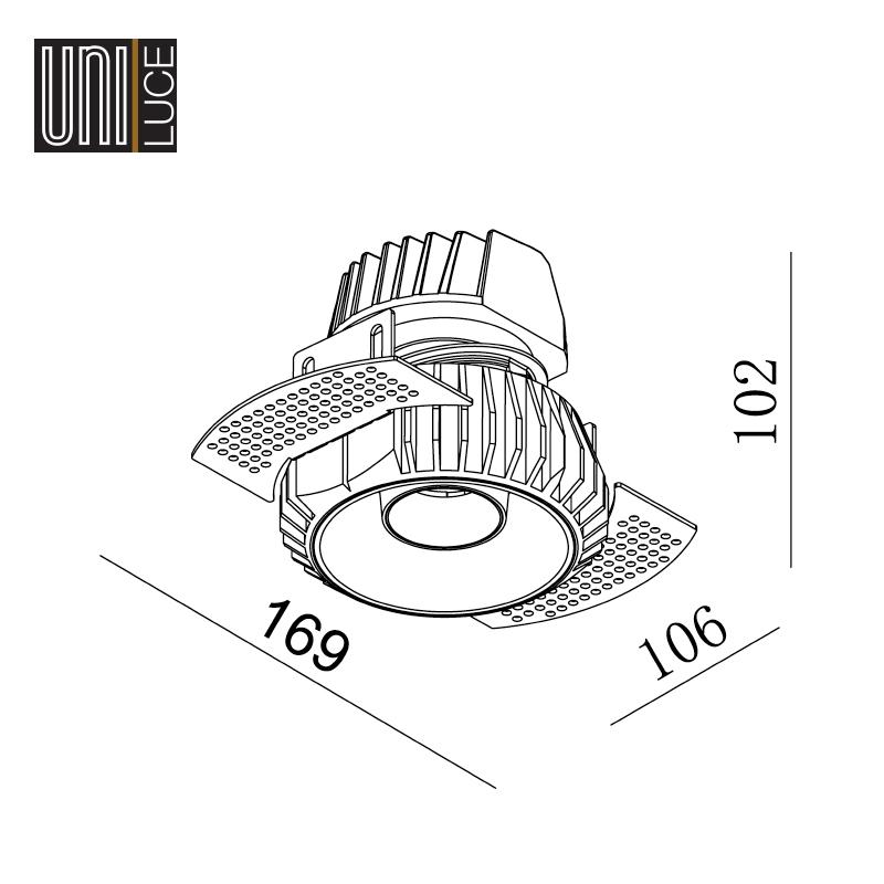 EVENT L PLUS ADJUSTABLE TRIMLESS