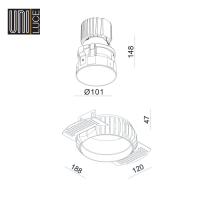 KLEO S RO ADJUSTABLE TRIMLESS