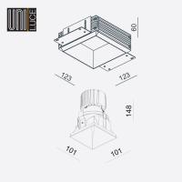 KLEO S+ SQ ADJUSTABLE TRIMLESS