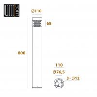 MONTURE 800