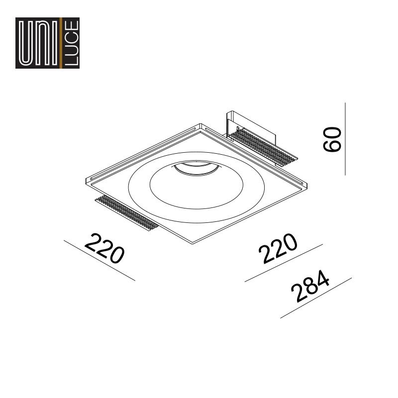 ORBITA 10 PLASTER TRIMLESS 