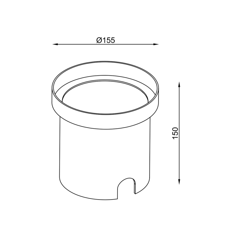 RAMI-7 11 SMD L SQ TRIMLESS