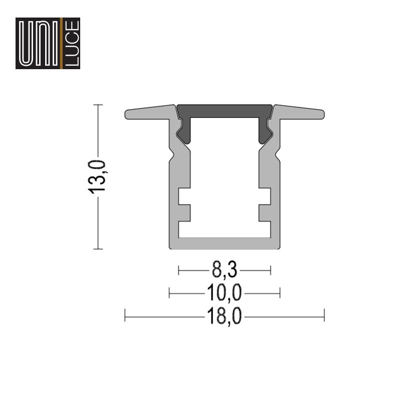 AL PROFILE MINI UNI-R-10x13