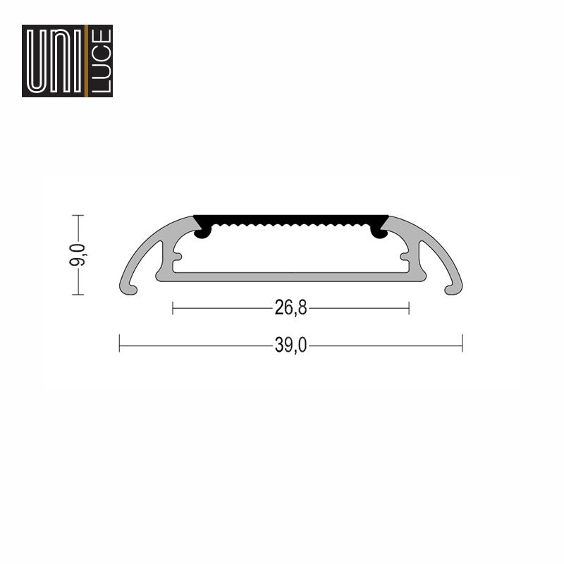 AL PROFILE MIDI UNI-R-39x9,0