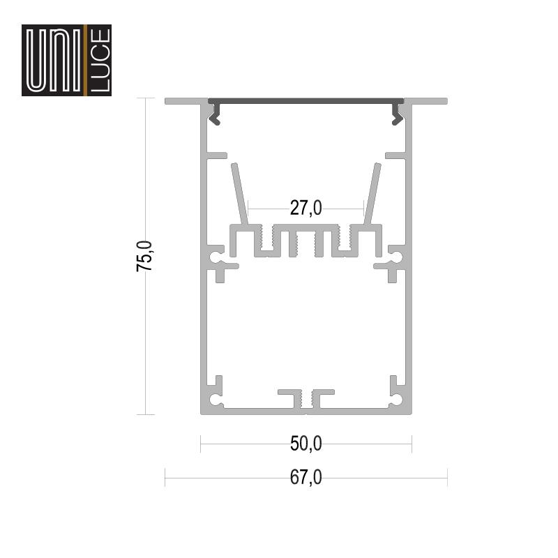 DRIVER PROFILE UNI-R-50x75D