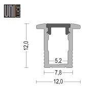 AL PROFILE MINI UNI-R-7,8x13