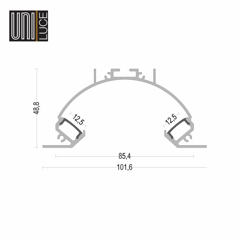 U&D PROFILE UNI-S-101,6x48,8UD