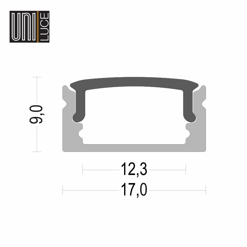 AL PROFILE MIDI UNI-S-17x09