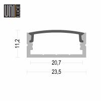 AL PROFILE MIDI UNI-S-23,5x11