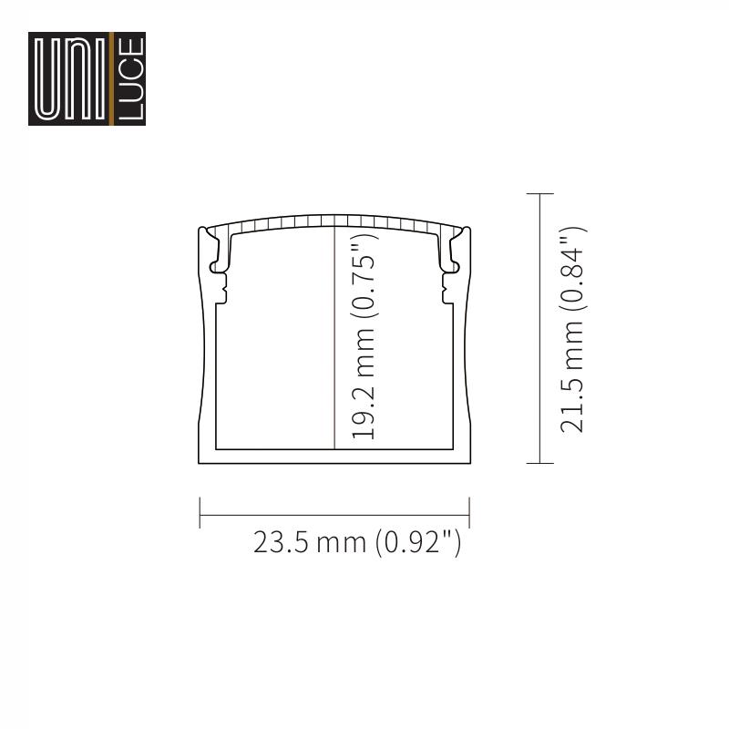 AL PROFILE MIDI UNI-S-23,5x21,6