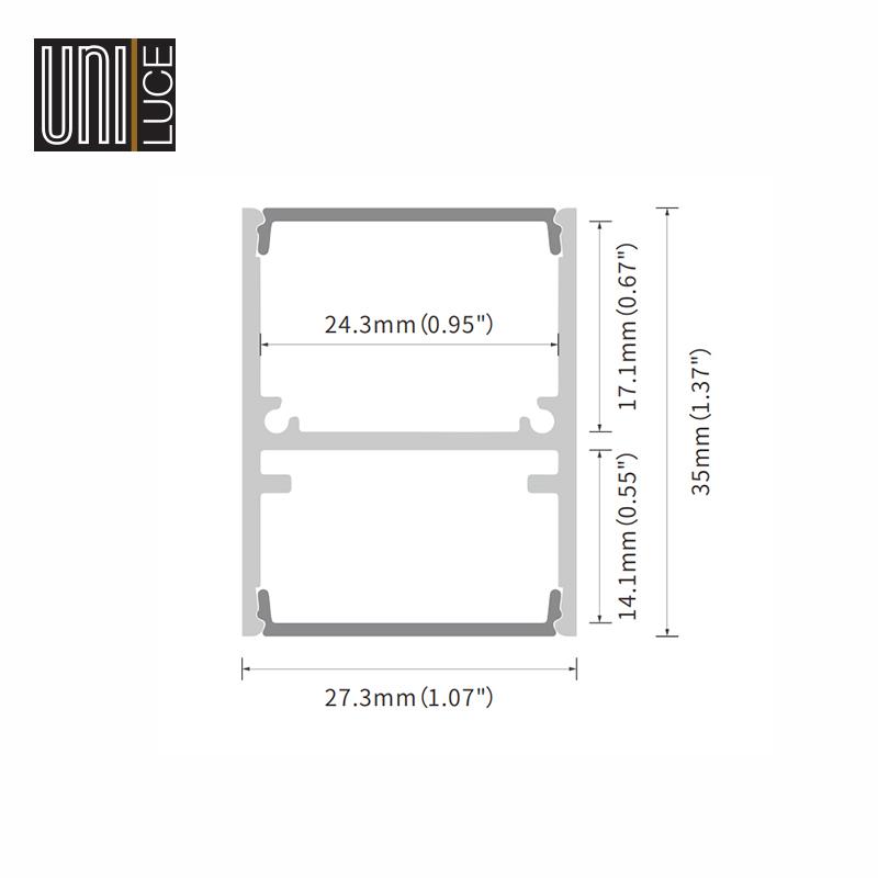 U&D PROFILE UNI-S-27x35UD