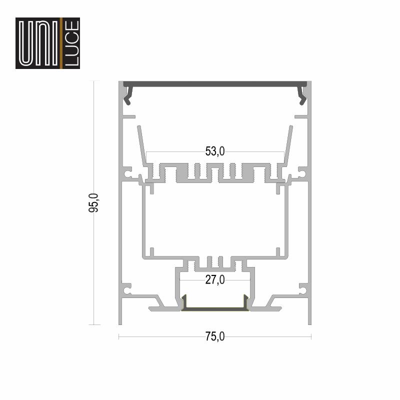 U&D PROFILE UNI-S-75x95UD