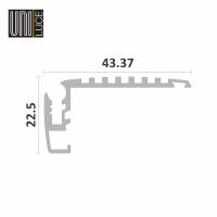 STEP PROFILE UNI-ST-43x22,5